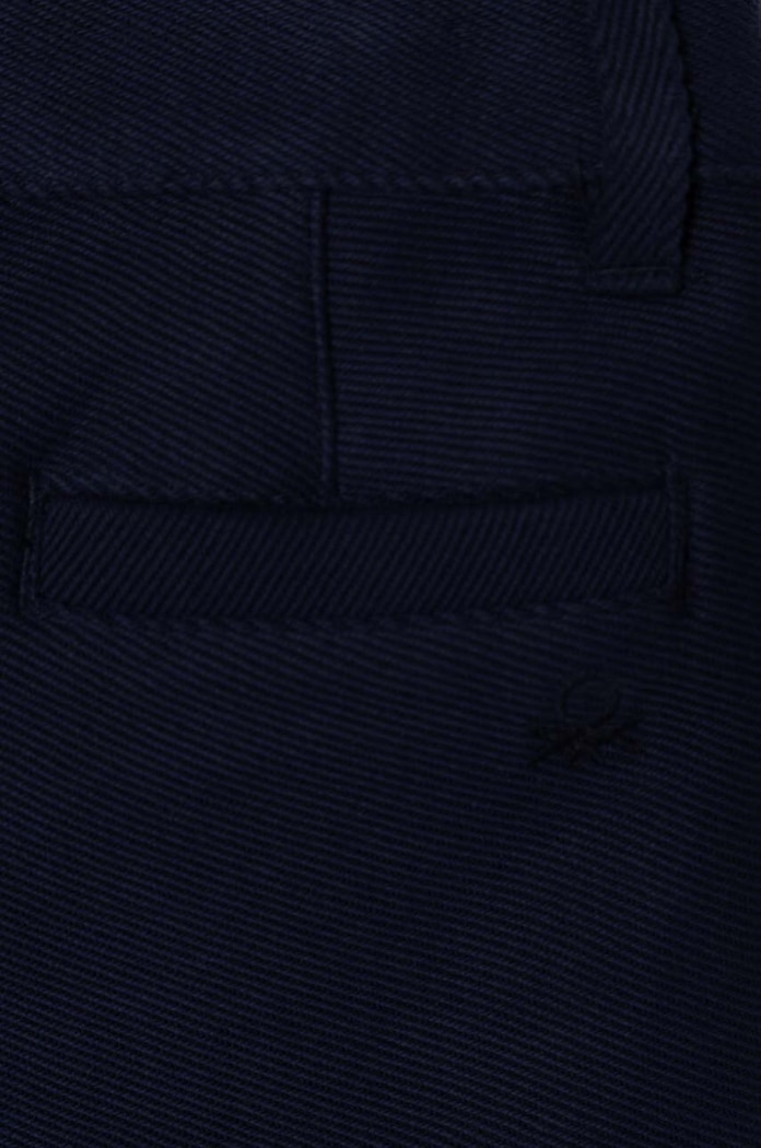 CHLAPEC Dětské bavlněné kalhoty United Colors of Benetton 3ITZGF03N.P.Seasonal námořnická modř