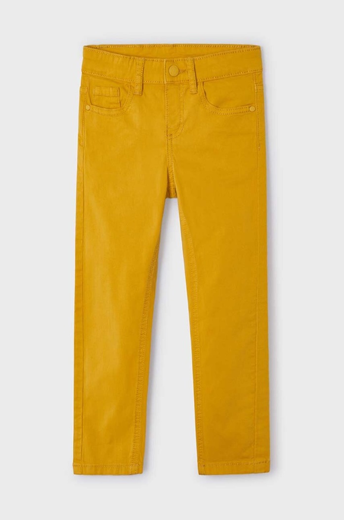 Mayoral jeans copii slim fit Planet friendly galben 509.5C.Mini.PPYH