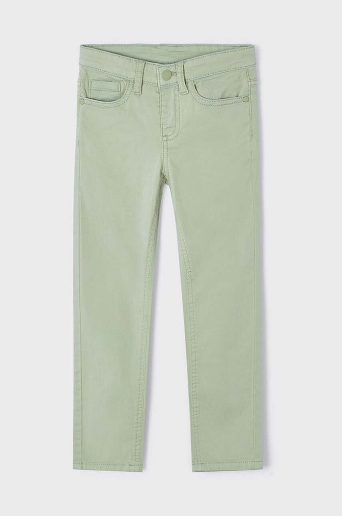 Detské rifle Mayoral slim fit 509.5C.Mini.PPYH zelená SS24