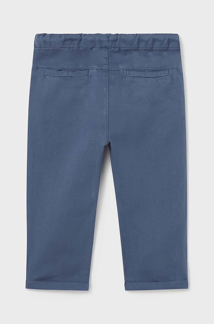 Mayoral pantaloni cu amestec de in pentru copii 1541.3C.Baby.PPYH albastru SS24
