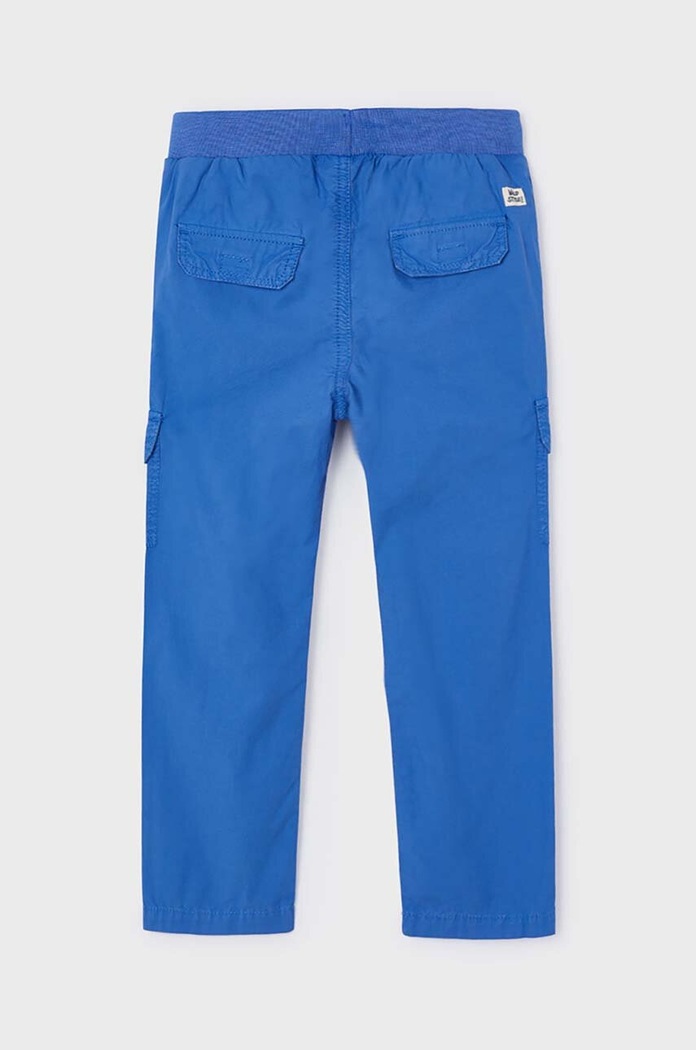 Dětské kalhoty Mayoral cargo 3545.5F.Mini.PPYH modrá SS24