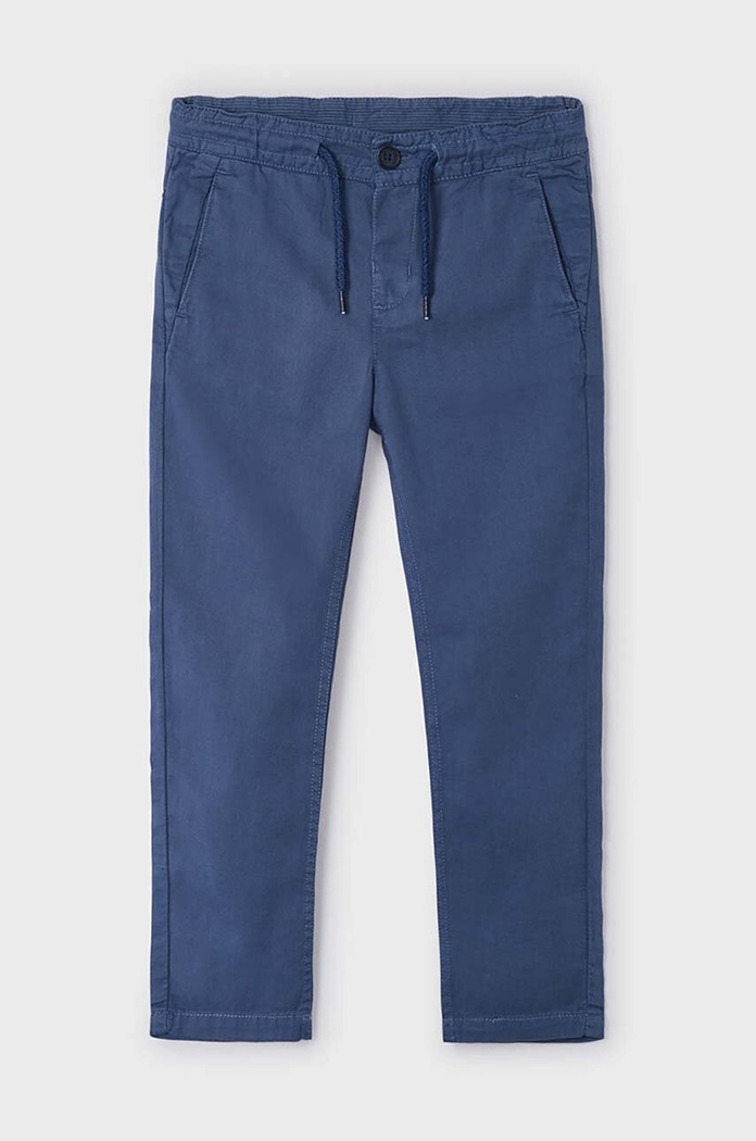Mayoral Pantaloni cu amestec de in pentru copii albastru 3527.5F.Mini.PPYH