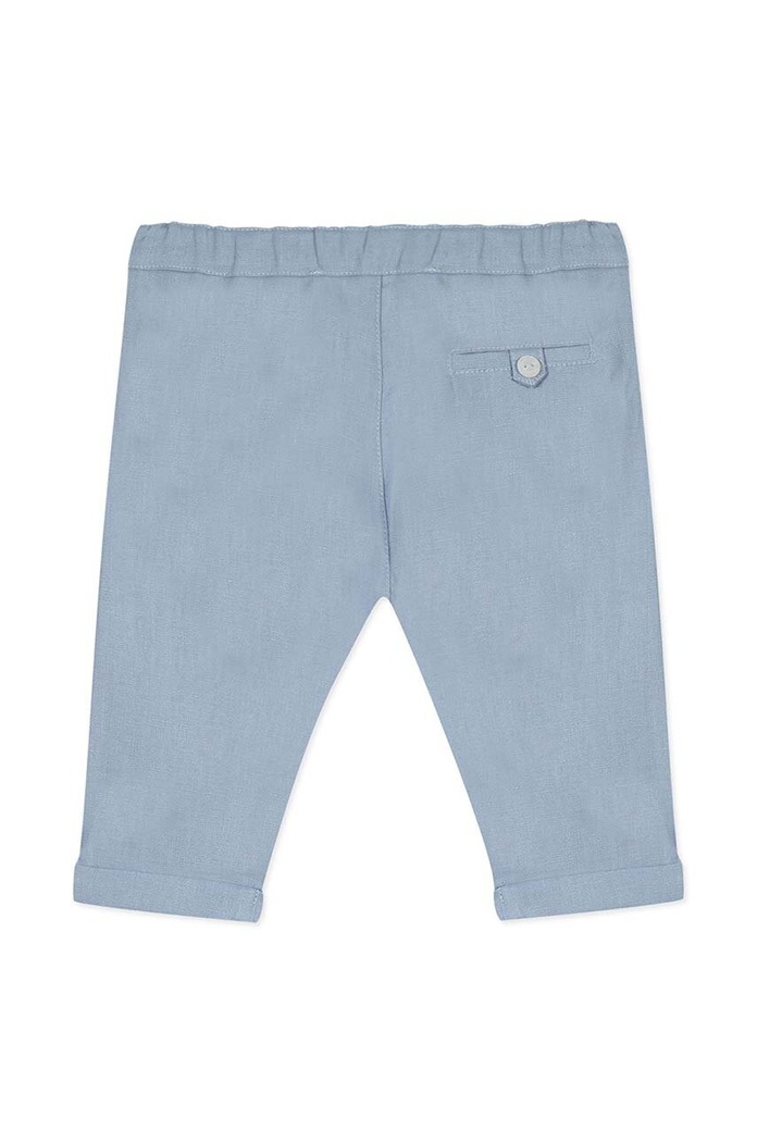 Kojenecké lněné kalhoty Tartine et Chocolat TY22071.80.94 modrá SS24