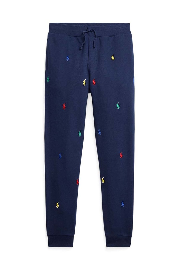 Dětské tepláky Polo Ralph Lauren pletenina námořnická modř 323846210005
