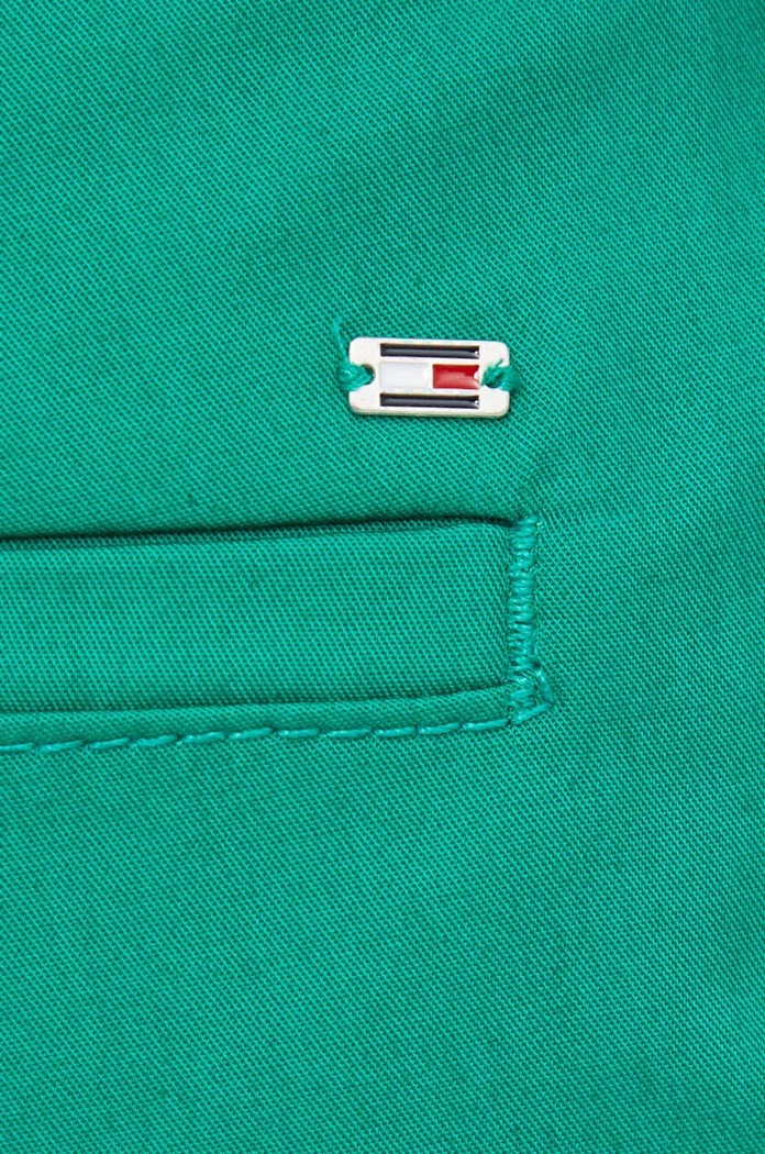 Kalhoty Tommy Hilfiger zelená WW0WW40504