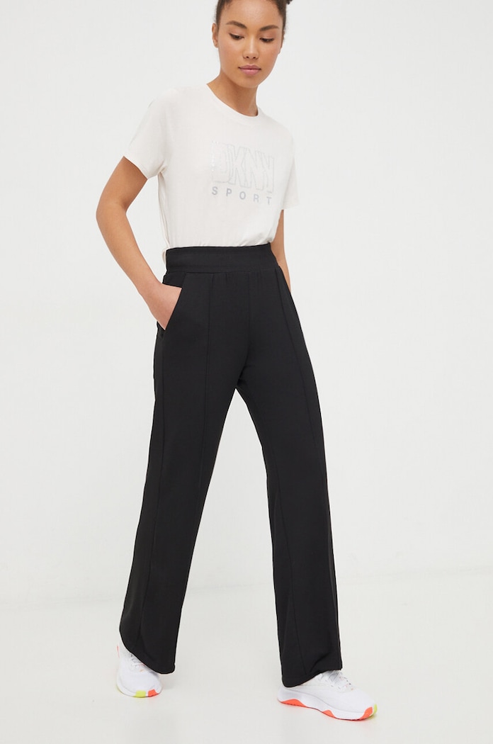 Tepláky Dkny pletenina černá DP3P3339