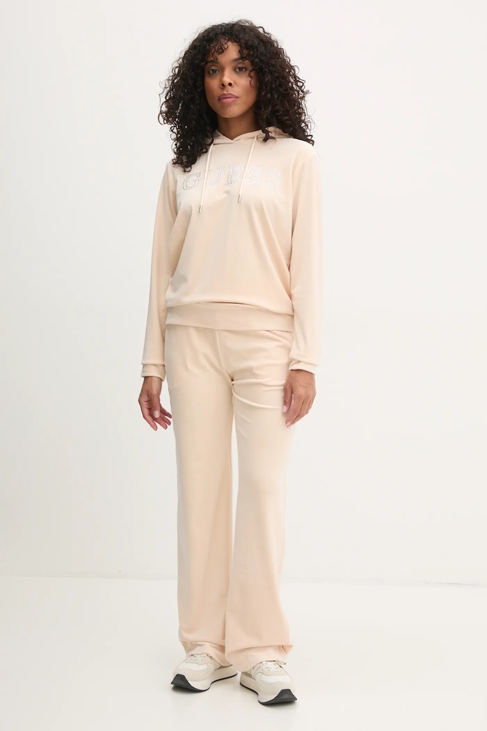 Guess pantaloni della tuta COUTURE V3BB26.KBXI2 beige SS25