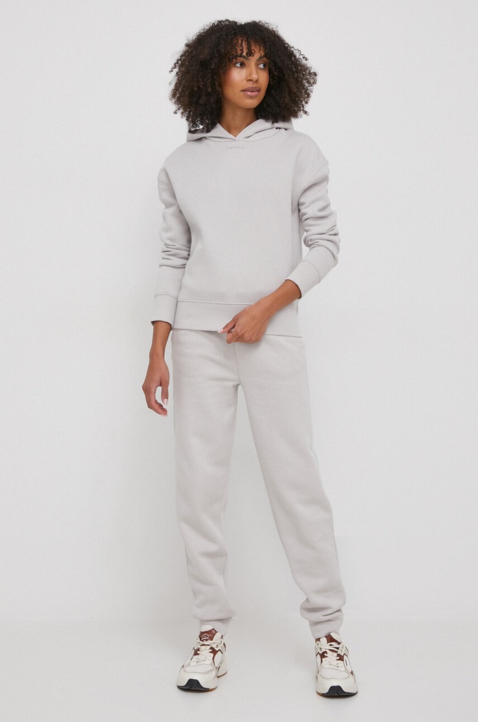 Tepláky Calvin Klein pletenina šedá K20K206965