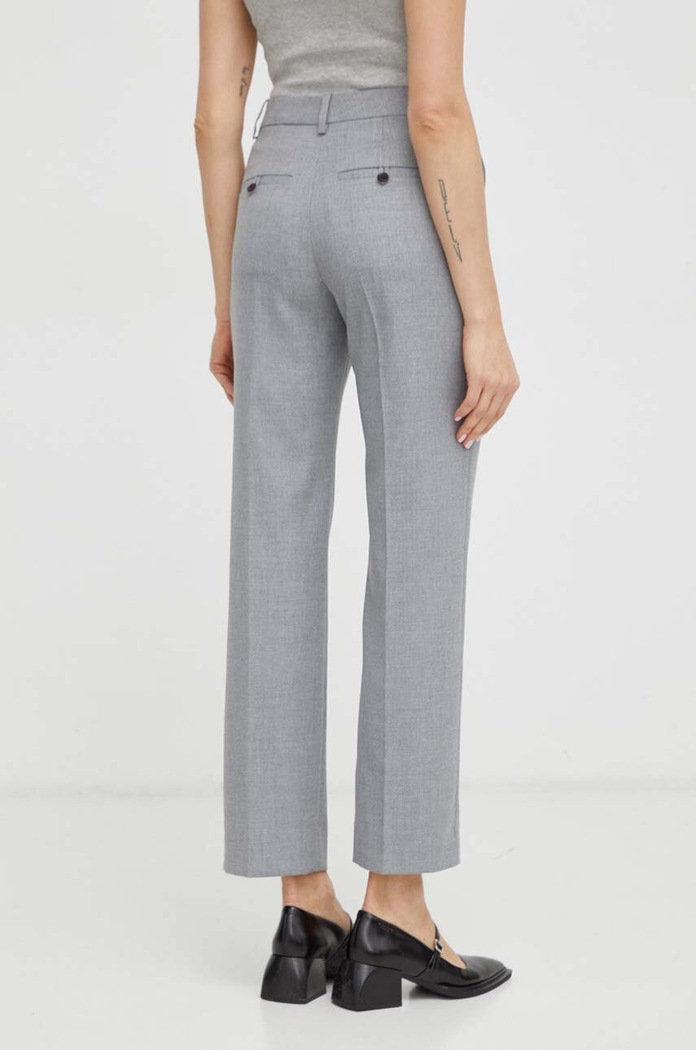 Oblečení Kalhoty By Malene Birger Q72379001 šedá