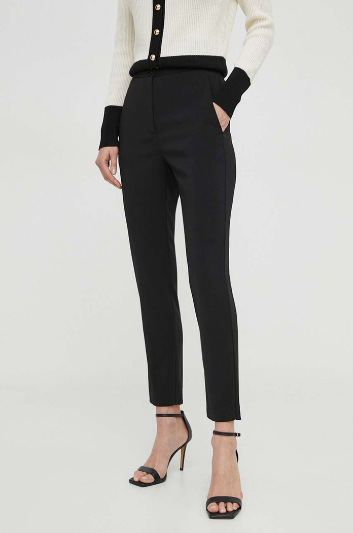 Patrizia Pepe spodnie z elastanem czarny 8P0585.A6F5