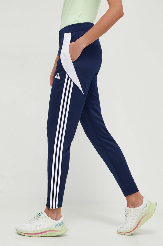 adidas Performance spodnie treningowe Tiro 24 dzianina granatowy IS1006