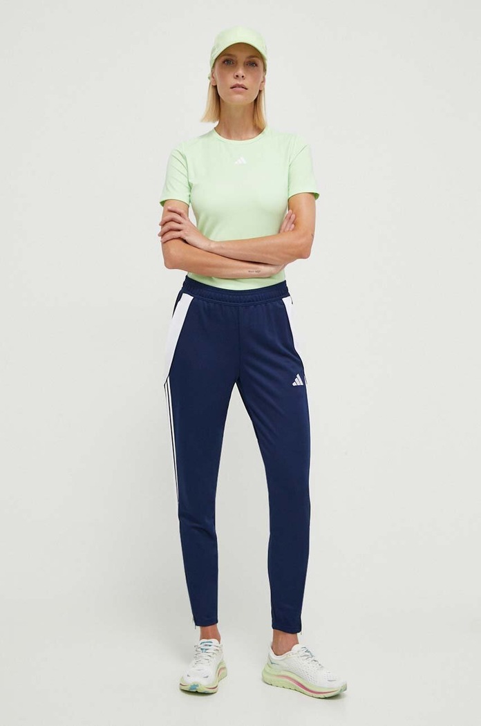 adidas Performance spodnie treningowe Tiro 24 IS1006 granatowy SS26