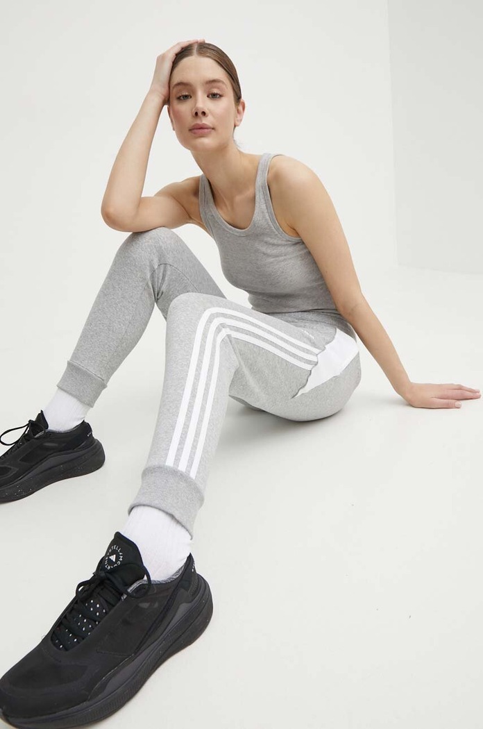 Παντελόνι φόρμας adidas Performance TIRO μελανζέ γκρί IS1011