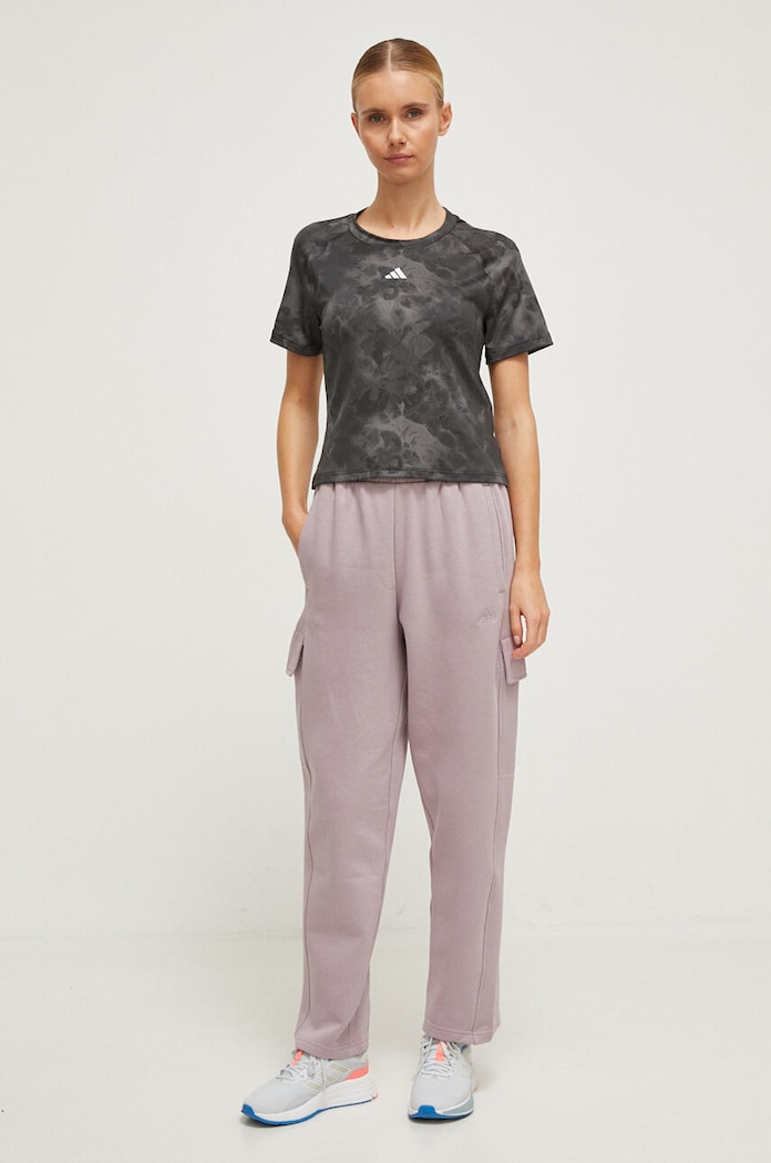 Tepláky adidas IW1216 fialová SS24