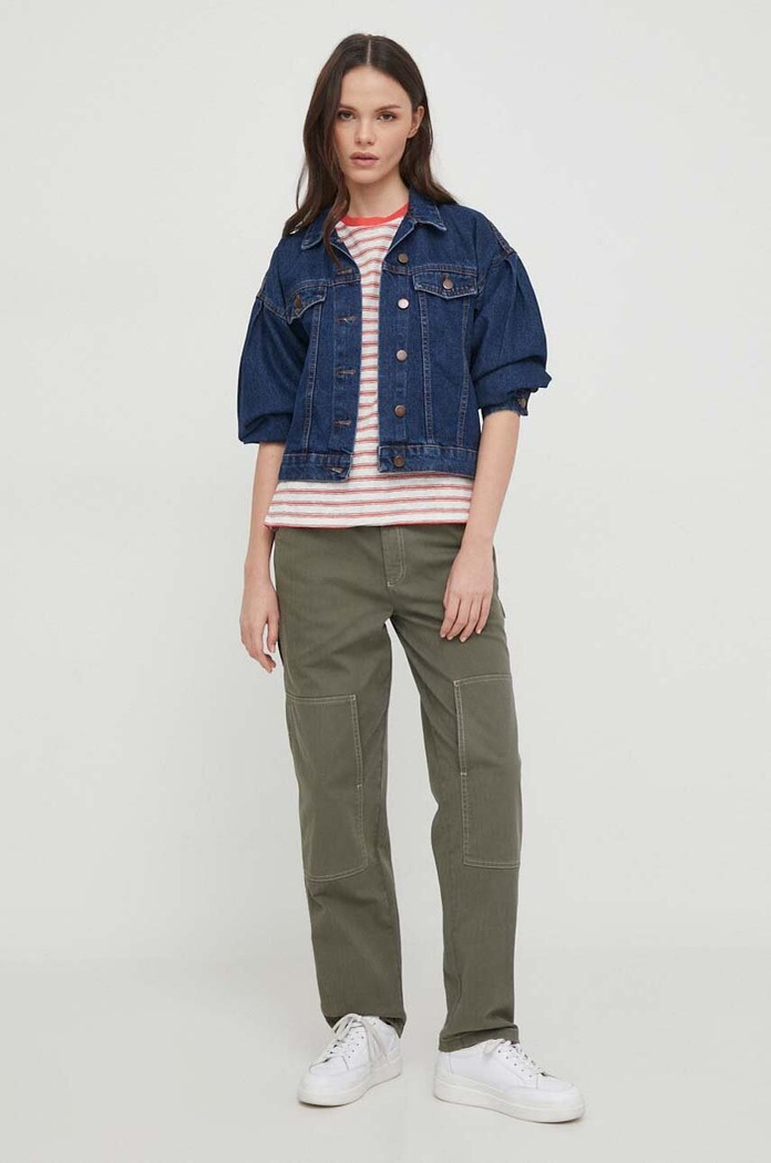Παντελόνι Pepe Jeans Betsy BETSY PL211692 πράσινο SS24