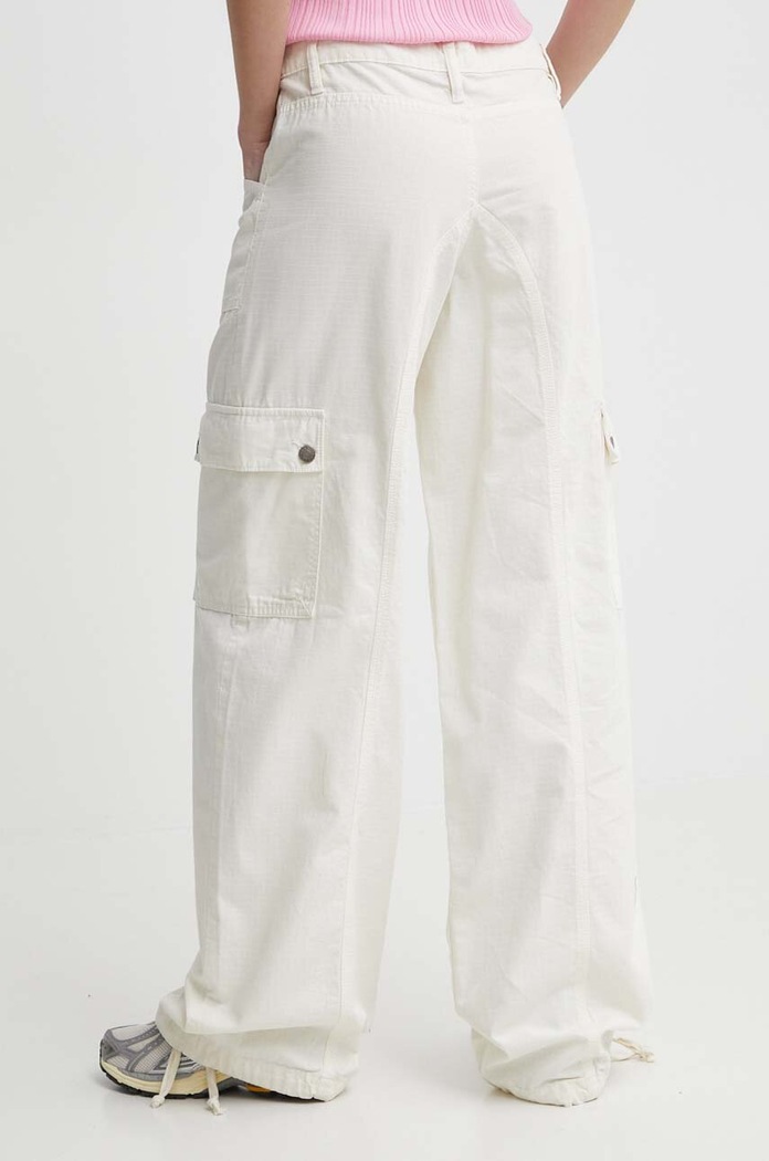 Oblečení Kalhoty Guess Originals W4RB57WFNP0 béžová