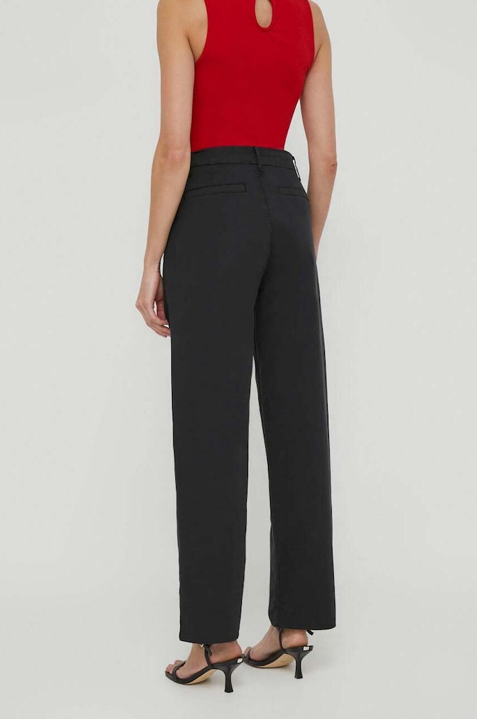 Odzież Pepe Jeans spodnie Tina PL211697 czarny