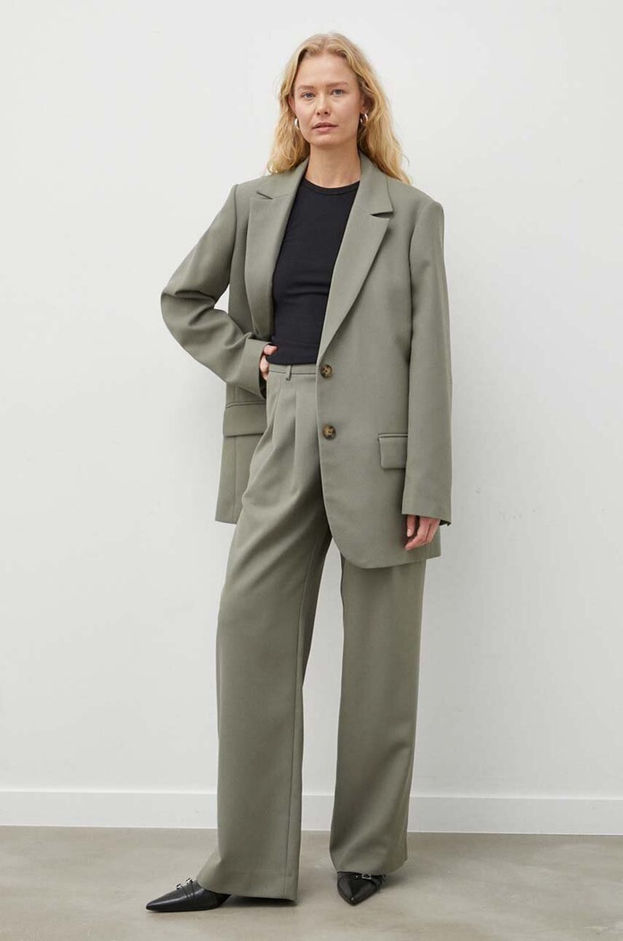 Hlače Won Hundred 2699.14199 zelena SS24