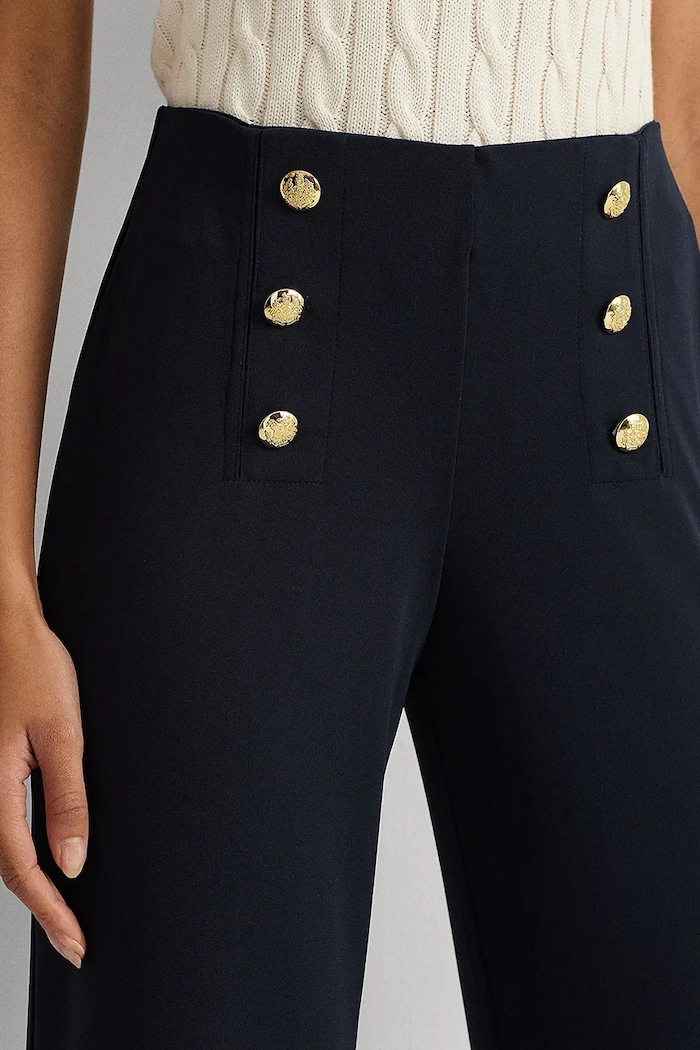 Lauren Ralph Lauren spodnie granatowy 200807573