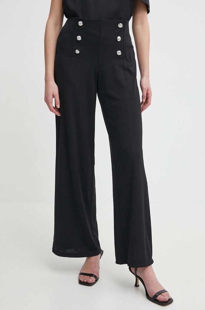 Lauren Ralph pantaloni drept negru 200807573