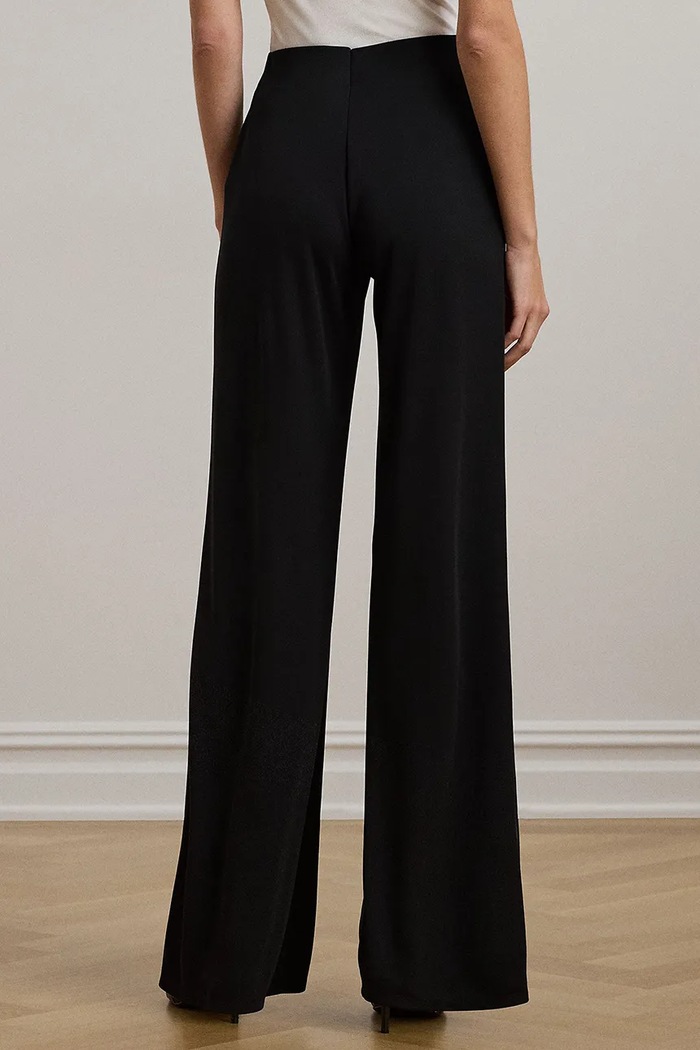 Штани Lauren Ralph Lauren 200807573 чорний SS25