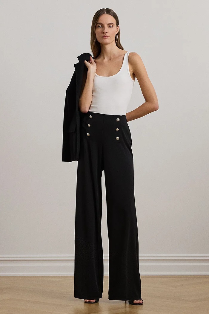 Одяг Штани Lauren Ralph Lauren 200807573 чорний