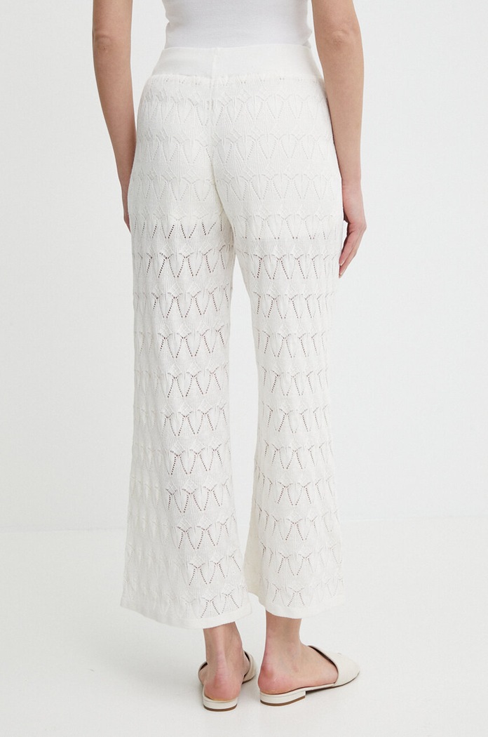 Kalhoty s příměsí lnu Pepe Jeans GOLDIE PANTS PL211749 béžová SS24