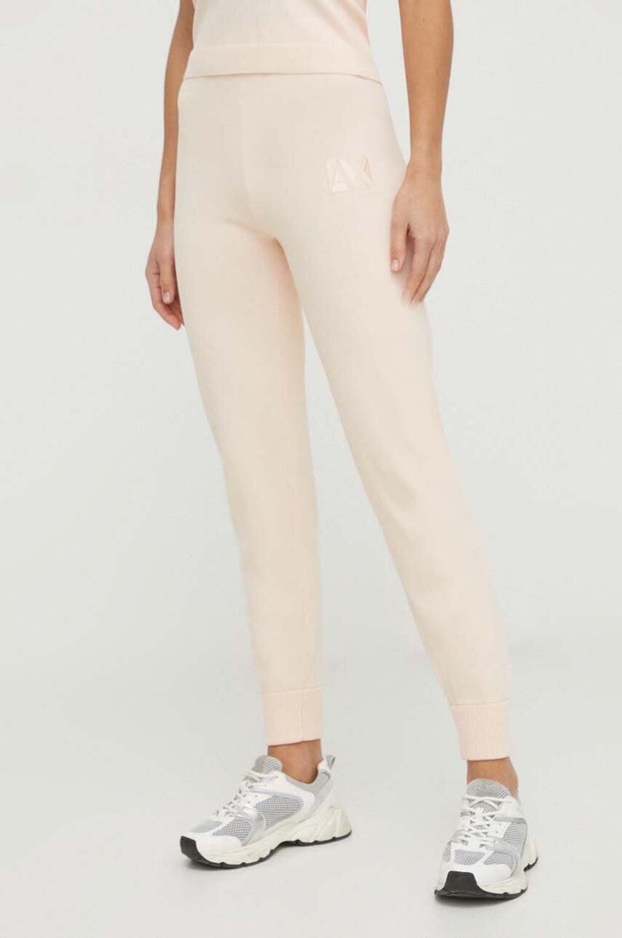 Donji dio trenirke Armani Exchange pletivo narančasta 3DYP1H.YMH6Z