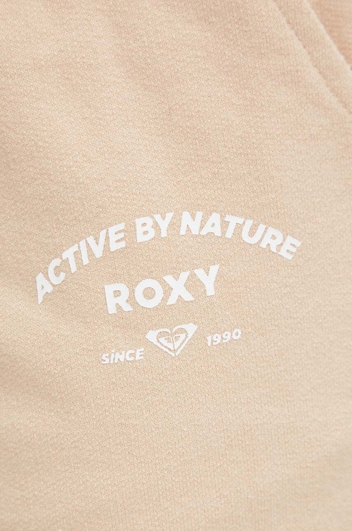 Βαμβακερό παντελόνι Roxy Essential Energy μπεζ ERJFB03410
