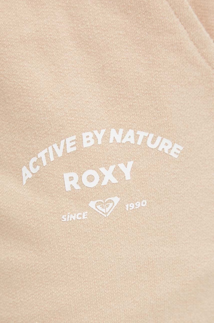 Βαμβακερό παντελόνι Roxy Essential Energy μπεζ ERJFB03410