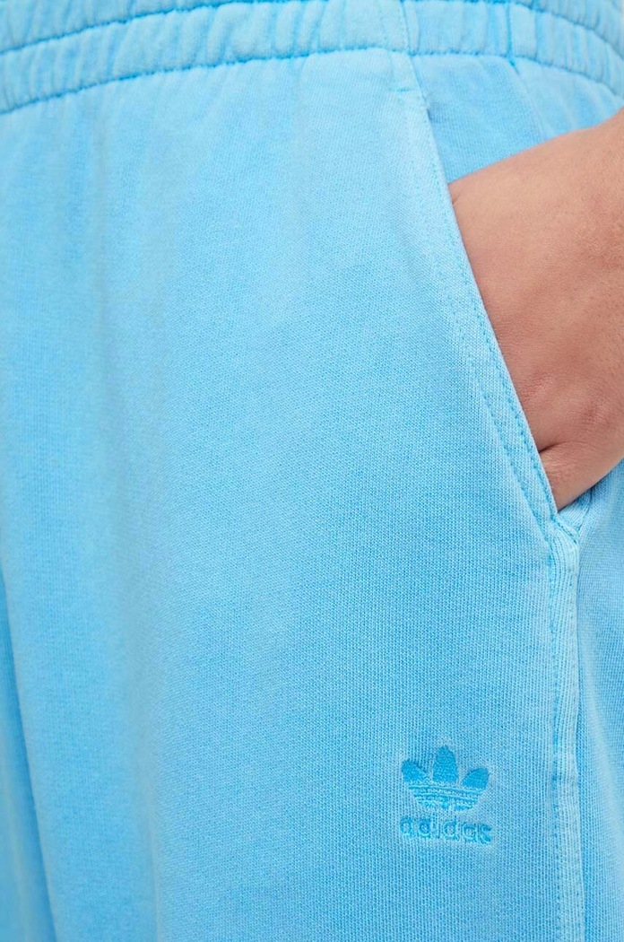 adidas Originals pantaloni de trening din bumbac albastru IR6014