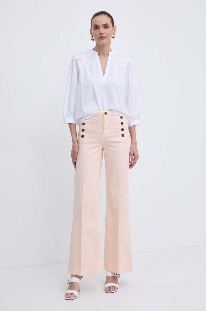 Džíny Twinset 241TT2370 oranžová SS24
