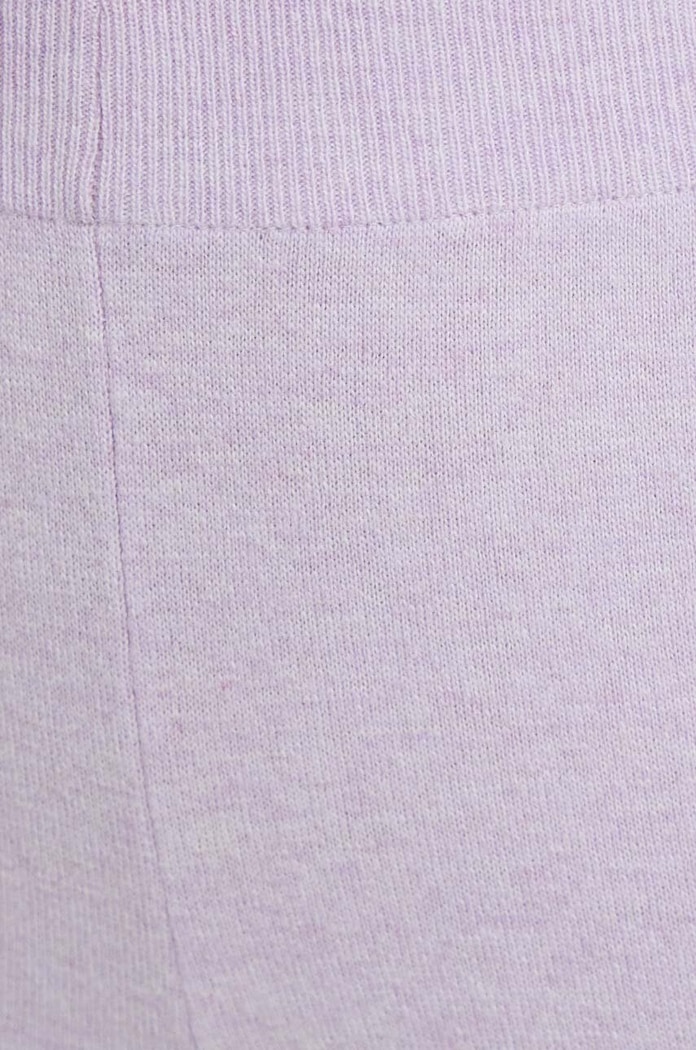 United Colors of Benetton spodnie dresowe z domieszką wełny fioletowy 1035DF00F