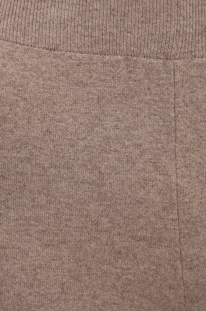 United Colors of Benetton spodnie dresowe z domieszką wełny beżowy 1035DF00F