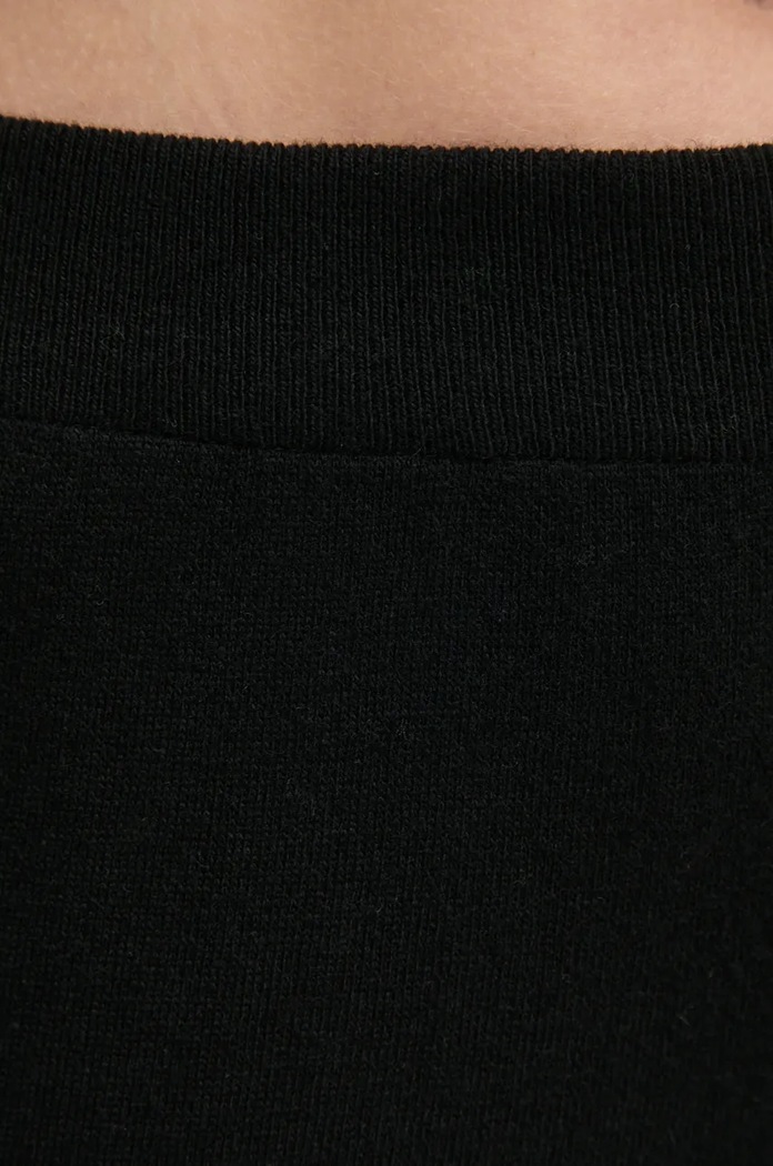 United Colors of Benetton spodnie dresowe z domieszką wełny czarny 1035DF00F