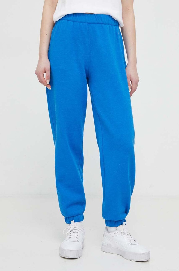 Hollister Co. pantaloni de trening tricotaj albastru KI347.4011.221