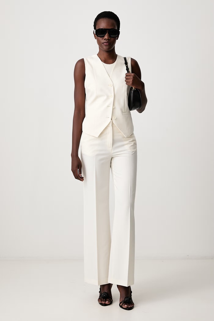 Sisley Панталон дамски 4KVXLF02I бежов SS26