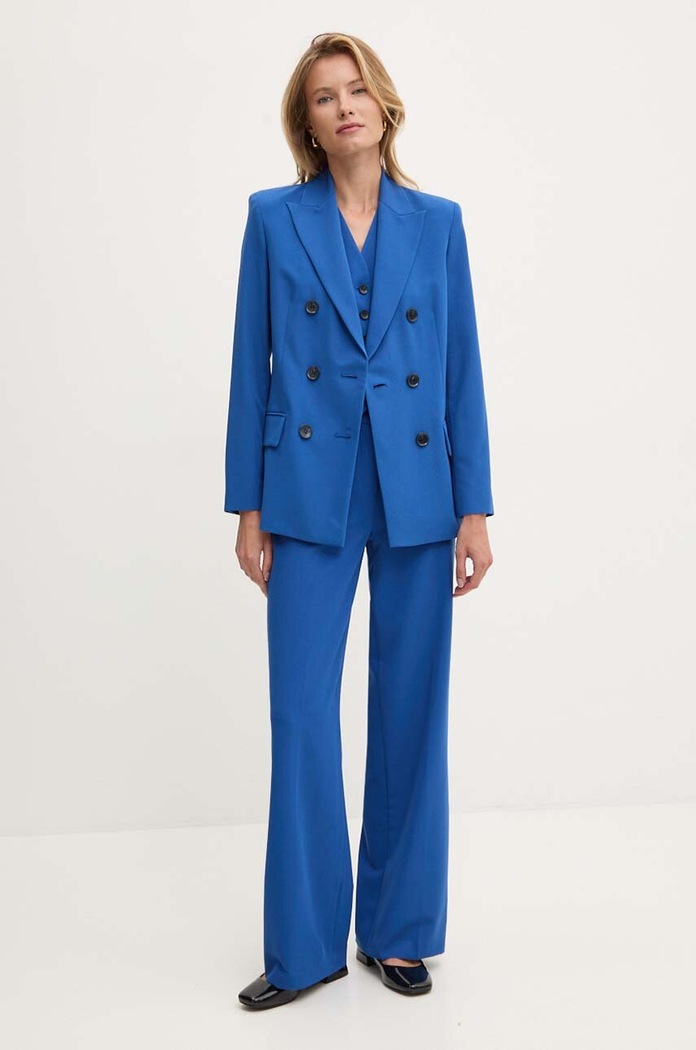 Sisley spodnie 4KVXLF02I niebieski SS26