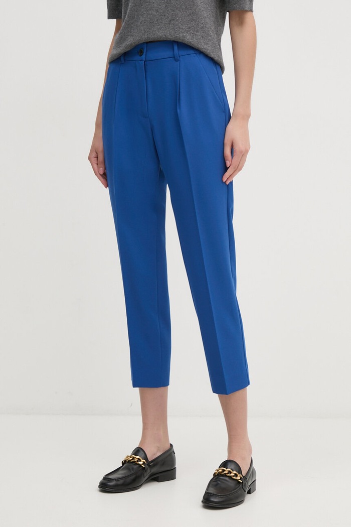 Nohavice Sisley s elastanom modrá 4KVXL5CM7