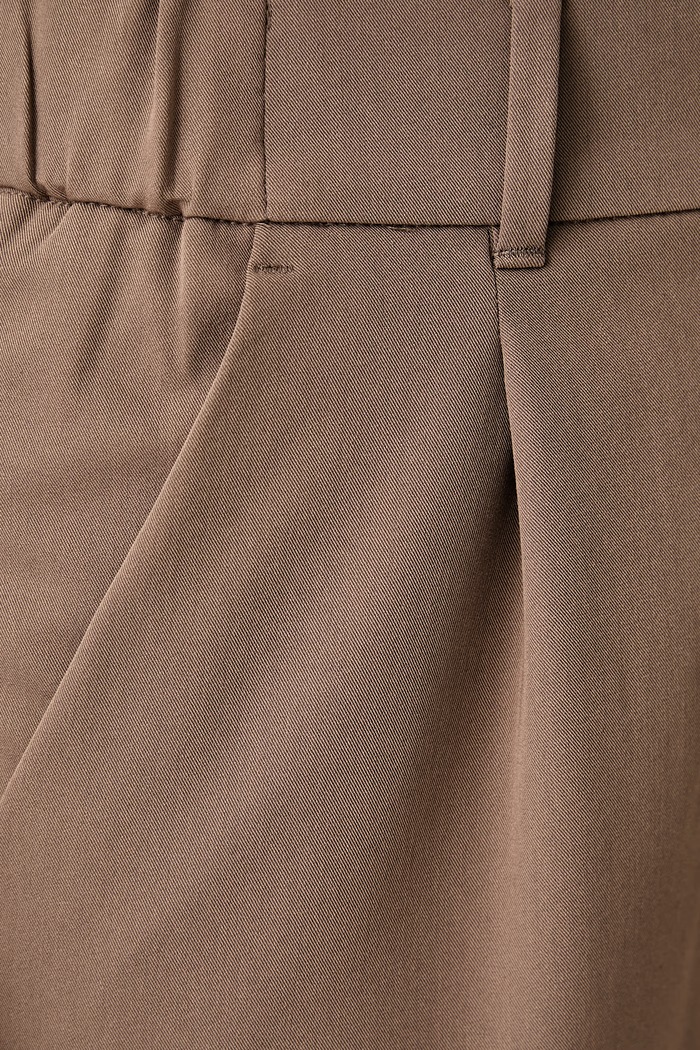 Nohavice dámske s viskózou Sisley 4KVXL5CM7 hnedá