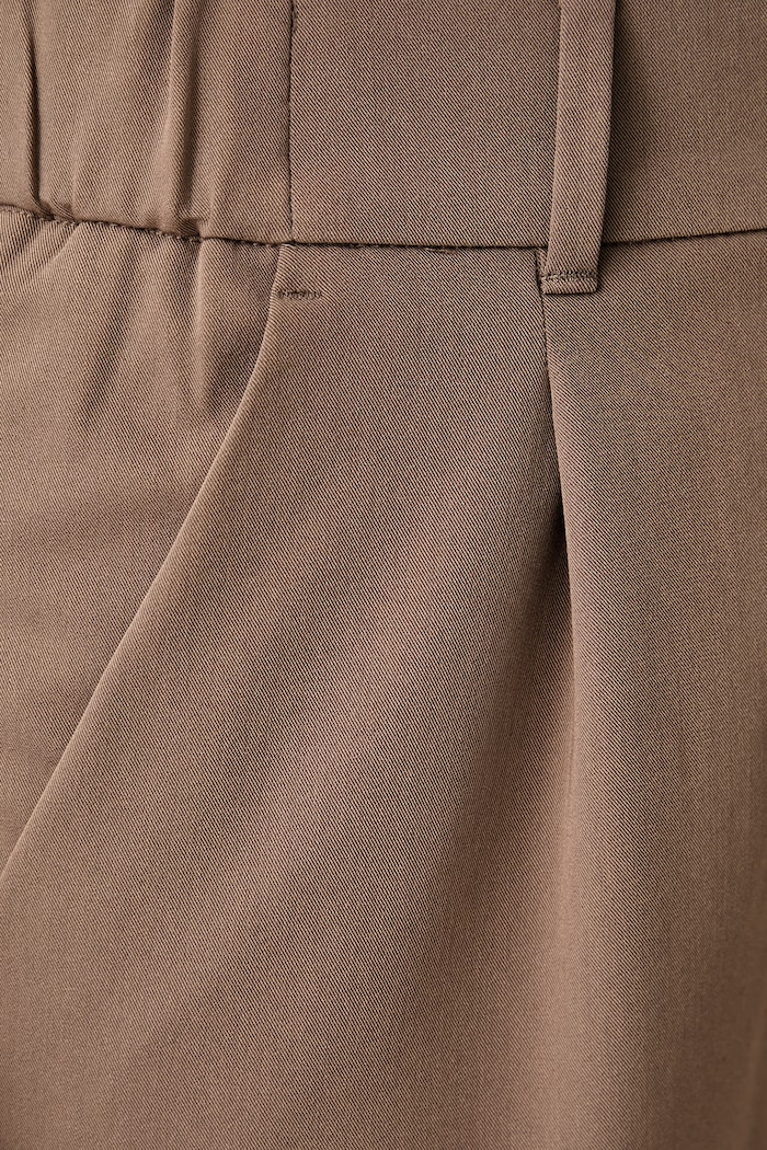 Nohavice dámske s viskózou Sisley 4KVXL5CM7 hnedá