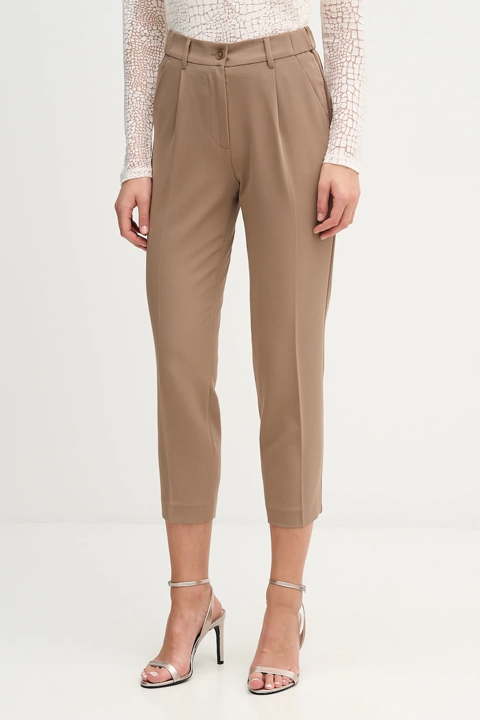 Hlače Sisley rjava 4KVXL5CM7