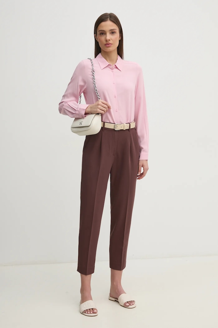 Sisley nadrág 4KVXL5CM7 barna SS26