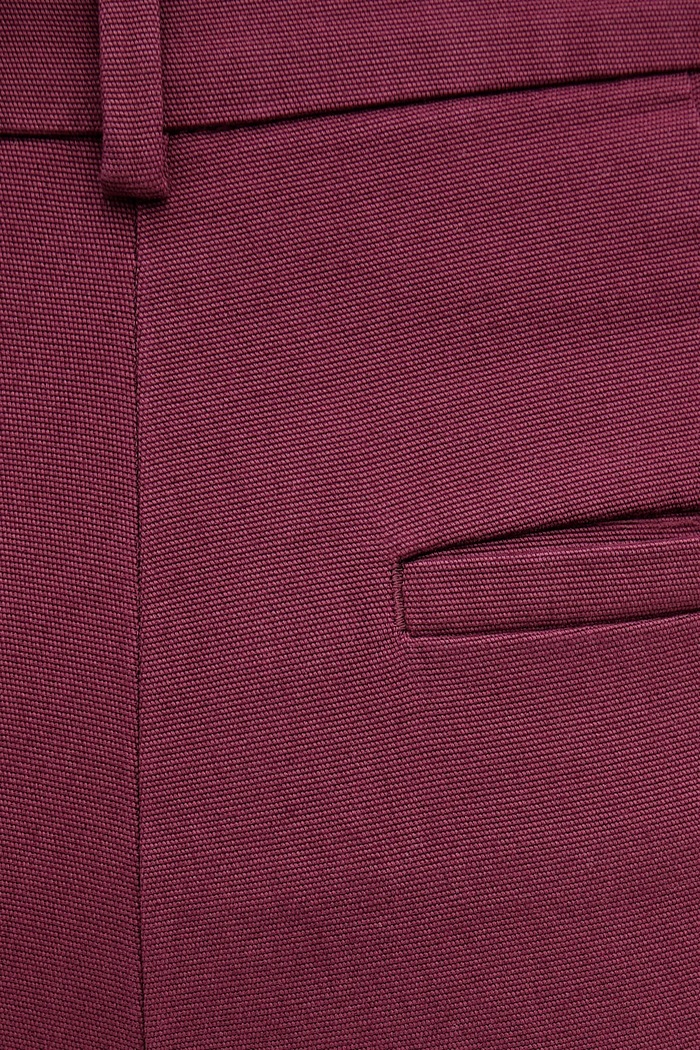 Kalhoty Sisley burgundské 49MALE02X