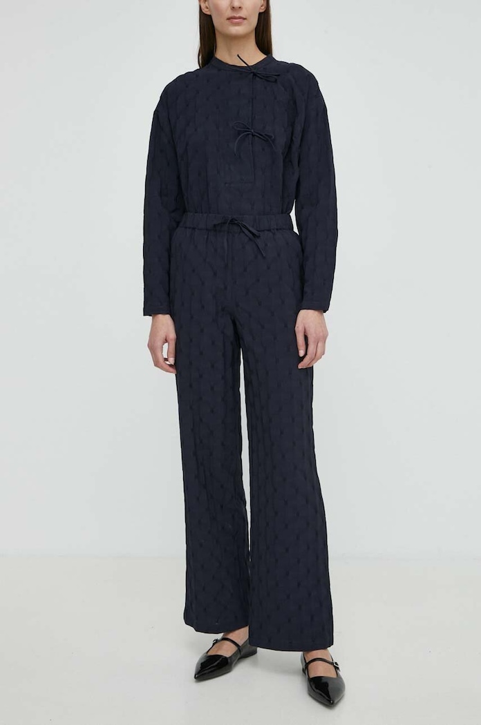 Resume Résumé spodnie AshleyRS Pant 20691128 granatowy SS24