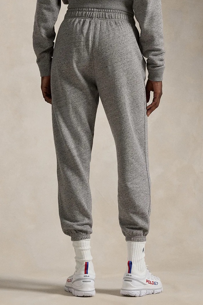 Βαμβακερό παντελόνι Polo Ralph Lauren 211935585 γκρί SS25