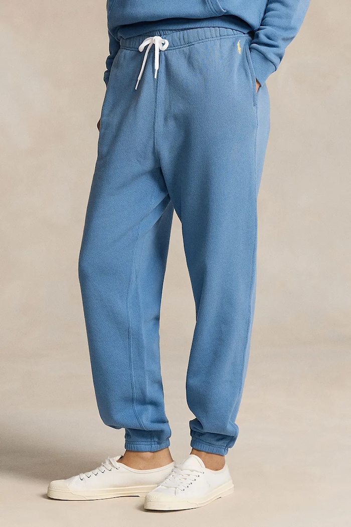 Βαμβακερό παντελόνι Polo Ralph Lauren βαμβάκι τιρκουάζ 211935585