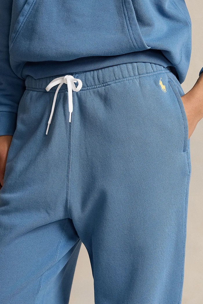 Βαμβακερό παντελόνι Polo Ralph Lauren τιρκουάζ 211935585