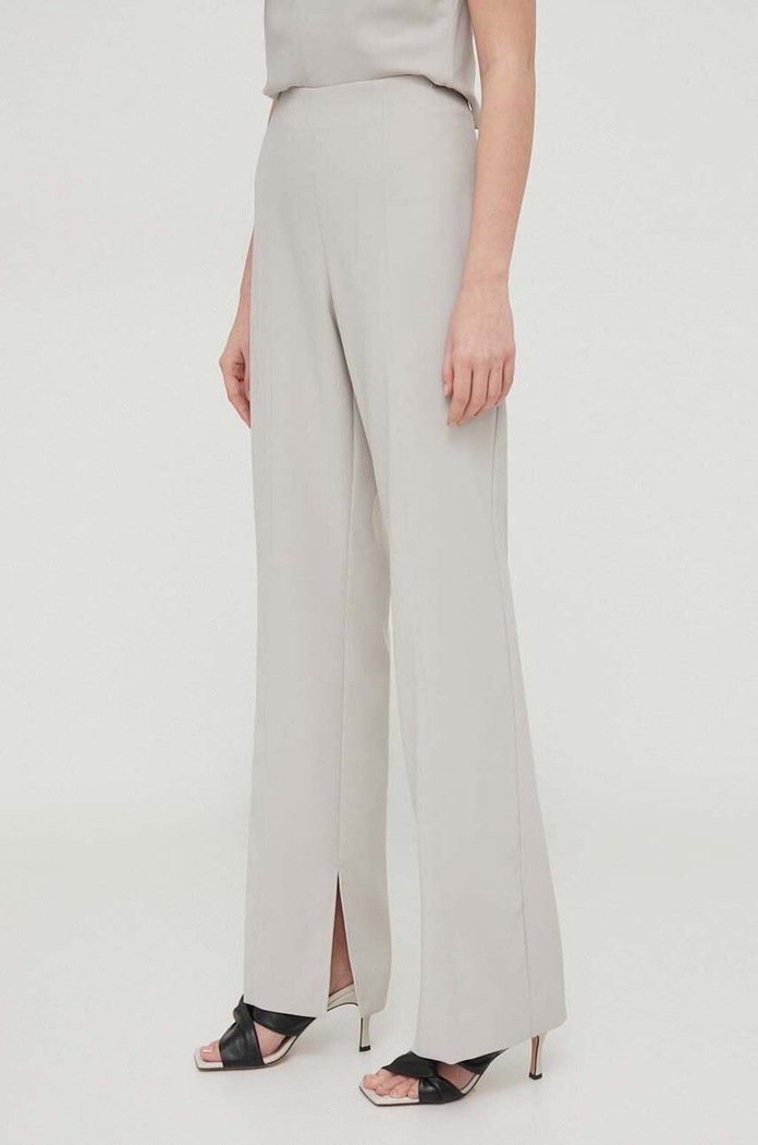 Calvin Klein pantaloni drept gri K20K207258