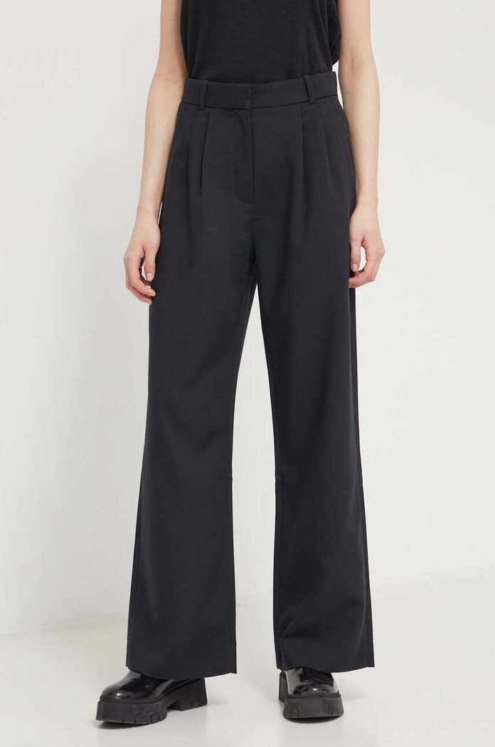 Nohavice Abercrombie & Fitch s elastanom čierna KI156.2422.900